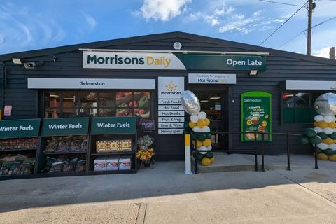 The Morrisons Daily shop front at the Selmeston forecourt